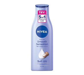 NIVEA Smooth Млеко за тело за сува кожа, 250 мл