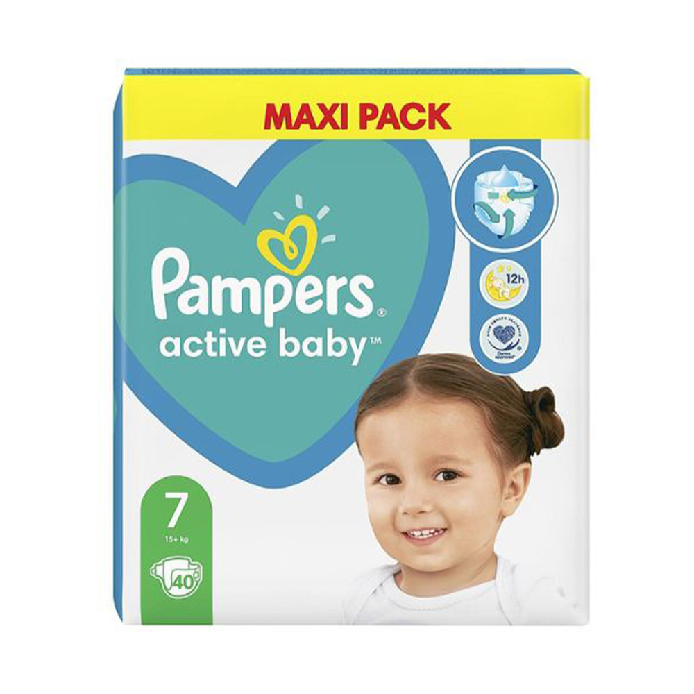 PAMPERS 7 ПЕЛЕНИ над 15kg/40