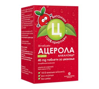 АЦЕРОЛА АЛКАЛОИД 40MG ЗА ДЕЦА