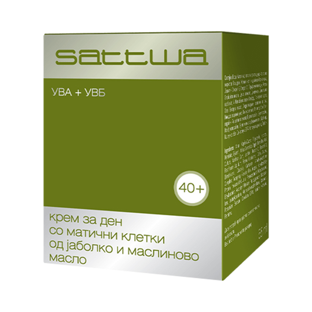 АЛКАЛОИД SATTWA МАТИЧНИ КЛЕТКИ ОД ЈАБОЛКО И МАСЛИНОВО МАСЛО ДНЕВЕН КРЕМ 55ml