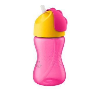 AVENT шише со клунче 300мл 9+ девојче 802/02