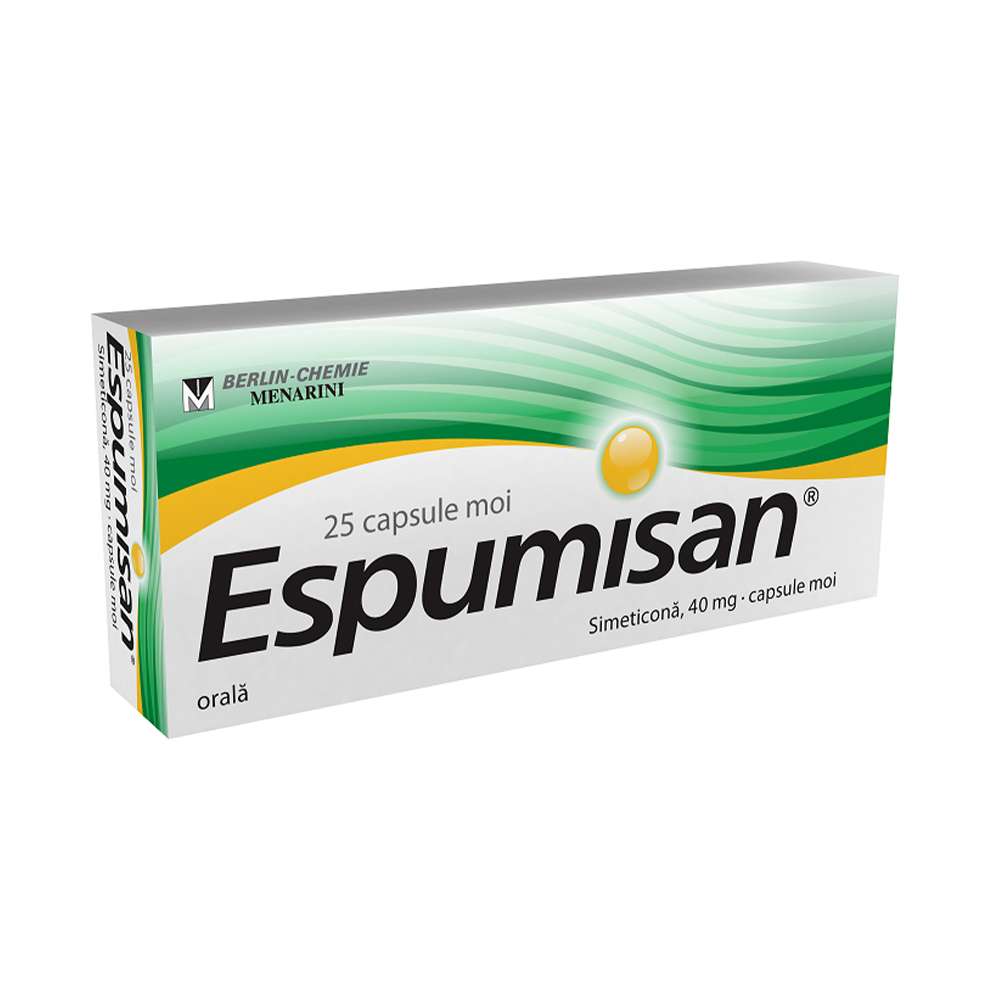 BERLIN CHEMIE Еспумисан 40 мг, 25 капсули
