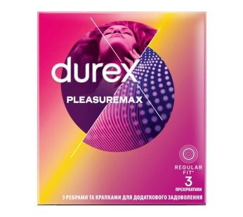 DUREX Pleasuremax Презервативи, 3 парчиња