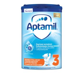 APTAMIL 3 млечна формула за доенчиња од 12-24 месеци 800gr