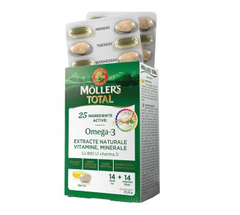 MOLLERS TOTAL OMEGA 3 14капсули + 14таблети