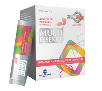 MULTI ESSENCE VITAMINI I MINERALI/30 кеси- со рок на траење до 31.05.2024