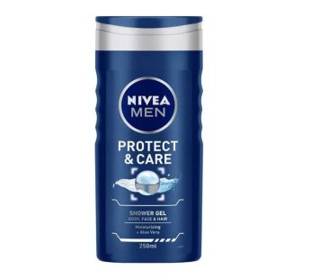 NIVEA Protect & Care Гел за туширање, за мажи, 250 мл