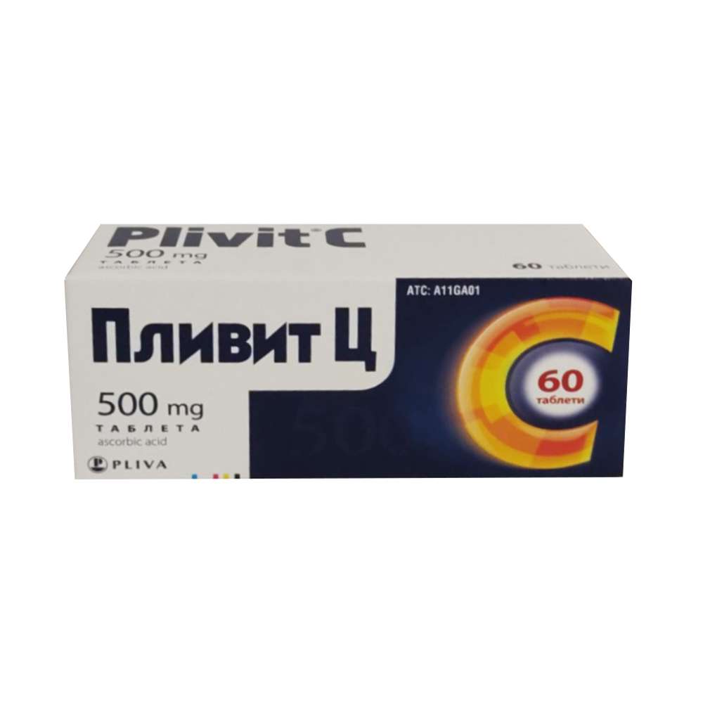 PLIVIT C 500mg/ 60 таблети