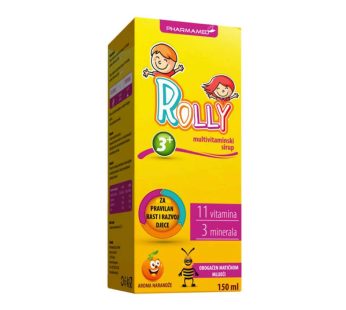 Мултивитамински сируп Rolly 11витамини 3минерали 150 ml