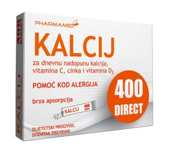 Калциум 400 директ x 20 ќеси – цена на една ќеса