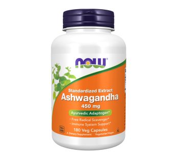 NOW ASHWAGANDA 450mg/ 90 капсули