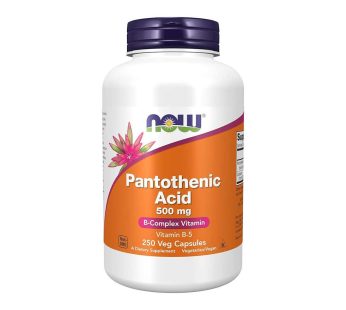 NOW PANTOTHENIC ACID 500mg/250 капсули