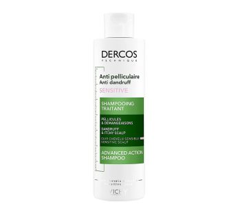 VICHY DERCOS Шампон против перут за осетлива кожа на скалпот без сулфати 200 ml