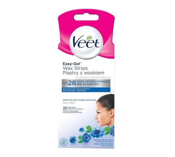 VEET Ладен восок ленти за депилација на лице, 20 мали ленти – цена на една лента