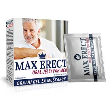 MAX ERECT ОРАЛЕН ГЕЛ ЗА МАЖИ x 10 – цена на кеса