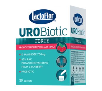 LACTOFLOR UROBiotic FORTE ќесички, 30 кесички