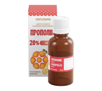 FITOFARM Прополис 20% капки, 15мл