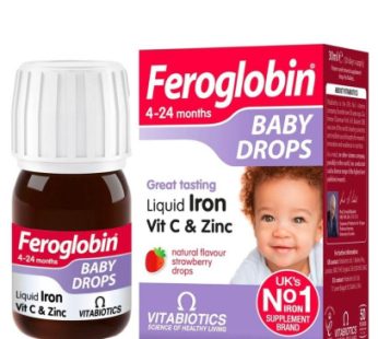 VITABIOTICS FEROGLOBIN Бебешки Капки, 40ml