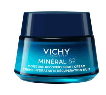 VICHY Mineral 89 Pure Melatonin Ноќен крем за враќање на влажноста на кожата, 50 мл