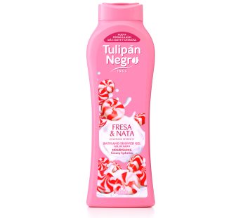 Гел за туширање Tulipan Negro- Strawberry and Cream 650 мл